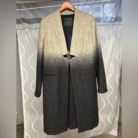 Classiques Entier Jackets & Blazers - Classiques Entier Black and Cream Ombre Coat